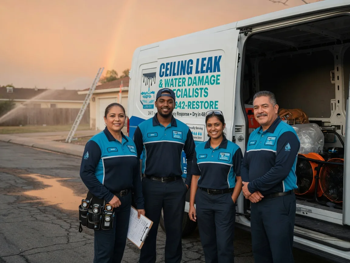 Ceiling Leak Cleanup company in Whittington, IL