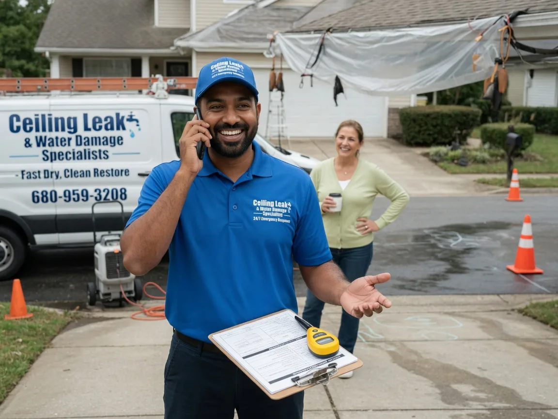 Ceiling Leak Cleanup Whittington, IL FAQs